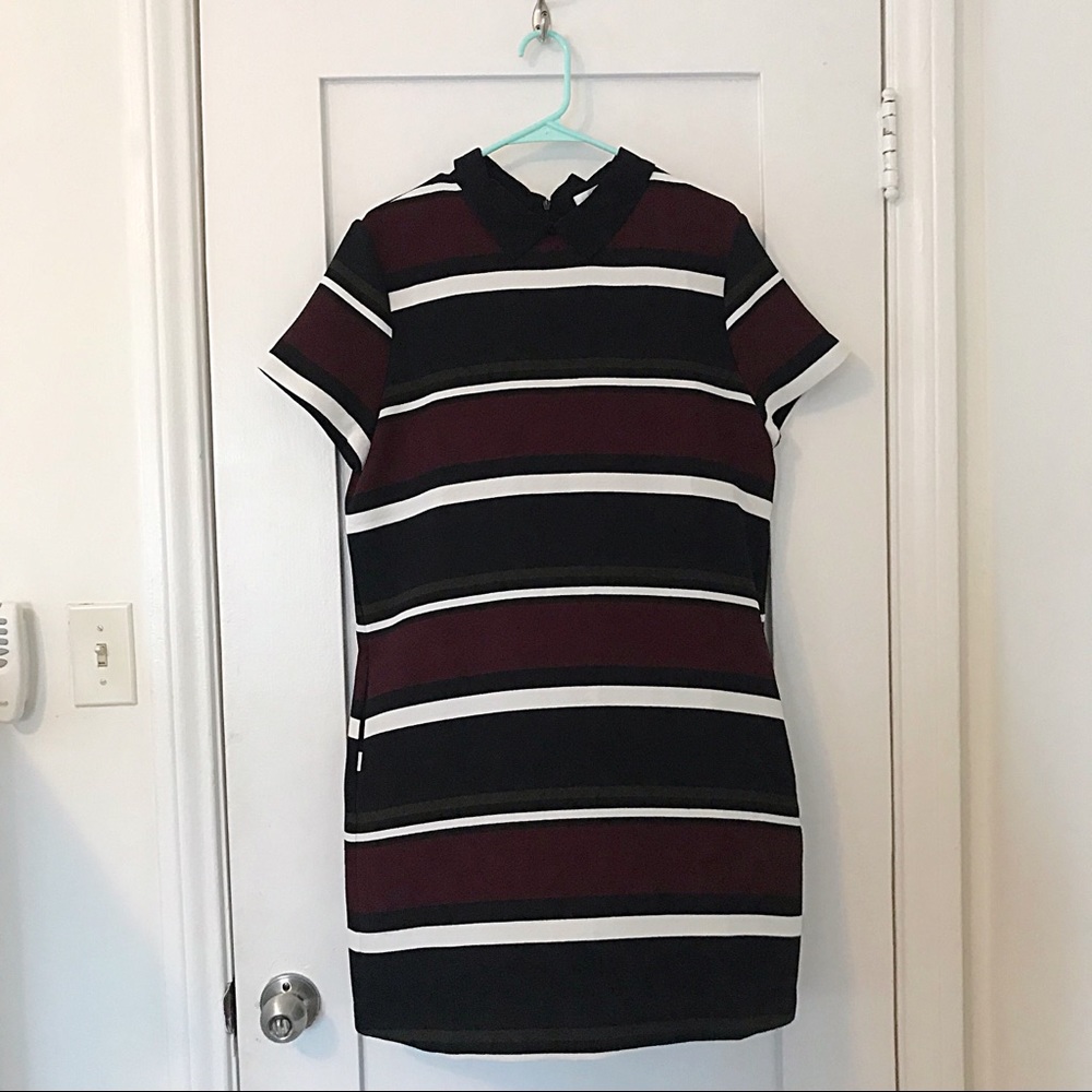 Modcloth Esley Striped Shift Dress